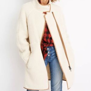 Madewell Sherpa Cocoon Coat